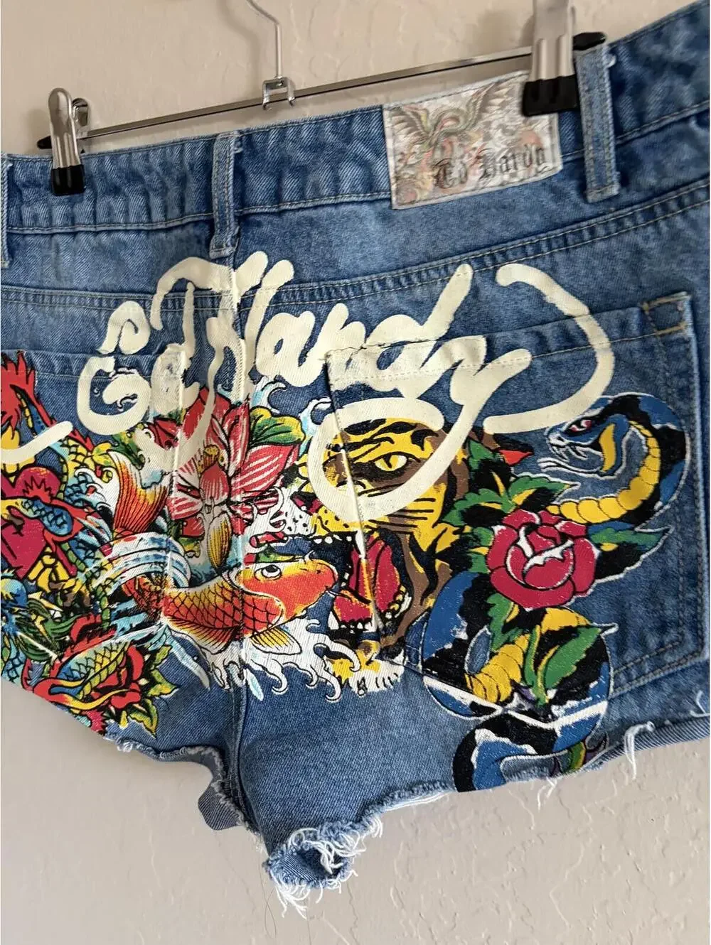 Ed Hardy denim shorts